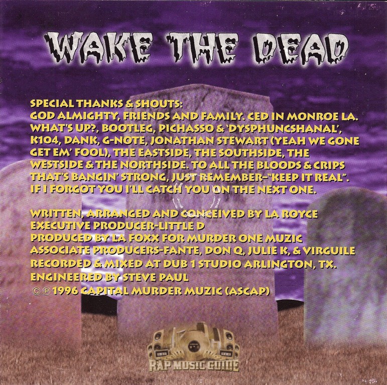 La Royce - Wake The Dead: CD | Rap Music Guide